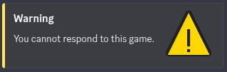 Updated warning message