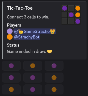 Tic-Tac-Toe mini-game in Discord